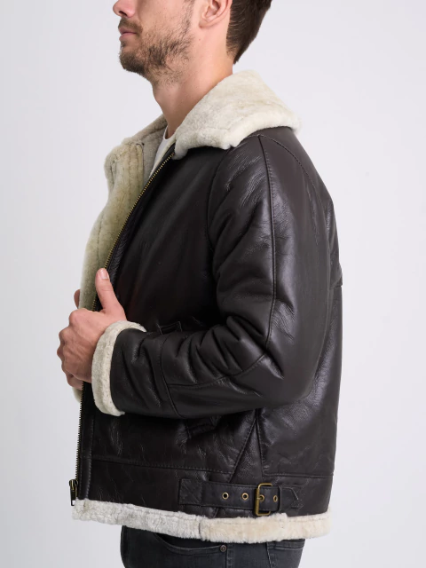 BOMBER OVEJA BROWNWHITE - comprar online