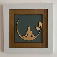 Quadro Buda Lua - Planeta Zen