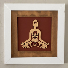 Quadro Buda - Vermelho