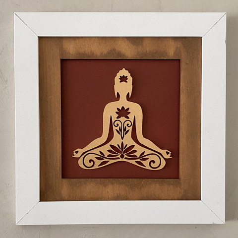 Quadro Buda - Vermelho