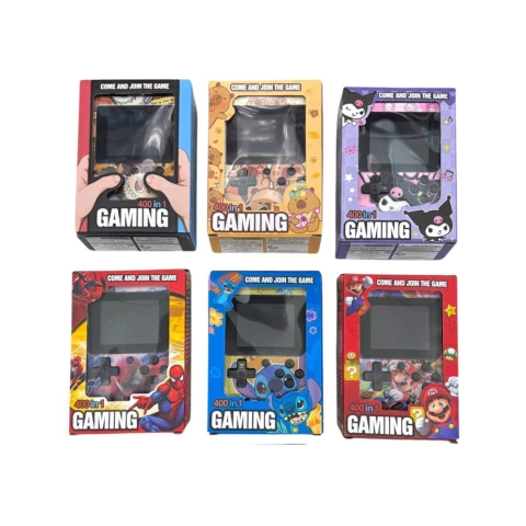 Mini Consola Retro 400 en 1 Con Personajes! - tienda online