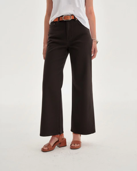Pantalón Dorothea Color Corte Ancho - tienda online