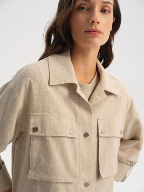 Imagen de Chaqueta Lavanda Ramio