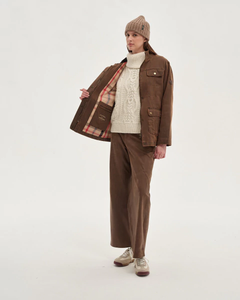Campera Isabel Simil Encerado - CARDON | Tienda Online
