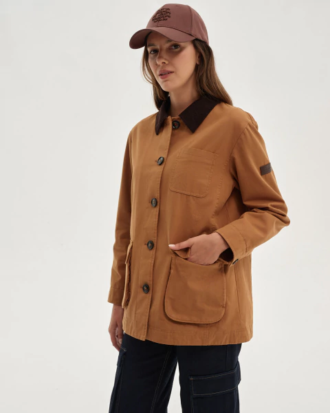 Imagen de Campera Marina Canvas Lavada