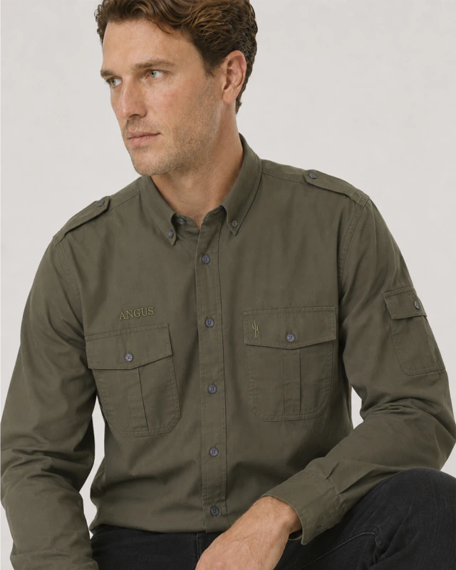 Camisa Linaje Angus Cc Sb Poplin Liso — imagen 9
