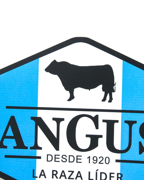 Chapa Angus Silueta 30x26cm - comprar online