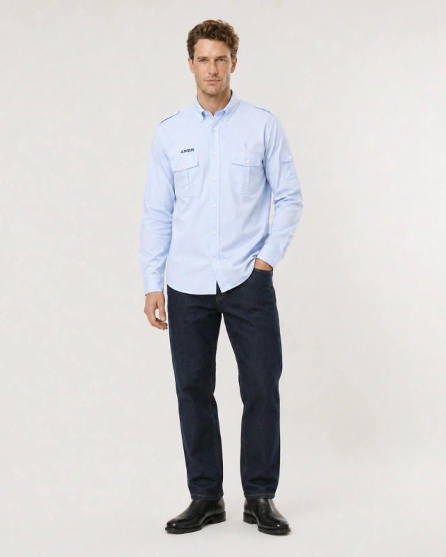 Camisa Linaje Angus Cc Sb Poplin Liso — imagen 2