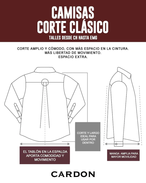 Camisa Palermo CC Lino Algodon en internet