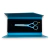 Tijera de pulir 5.5" celeste con estuche - MASTER TOOLS - comprar online