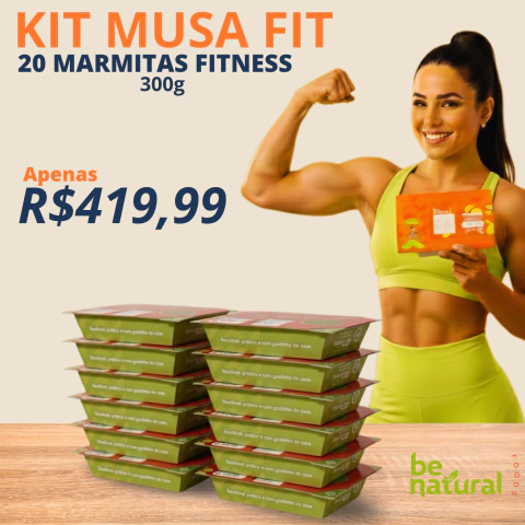 Kit 20 Marmitas Fitness - comprar online