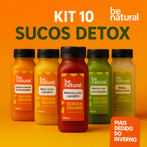 Kit 10 Sucos Detox - comprar online