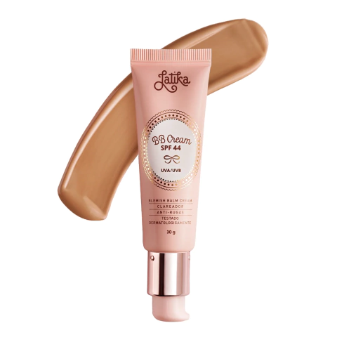 Latika BB Cream SPF 44 Clareador e Anti Rugas