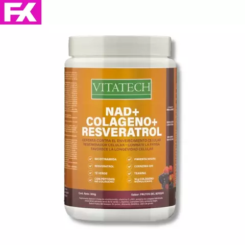 NAD + COLAGENO + RESVERATROL X384G - VITATECH