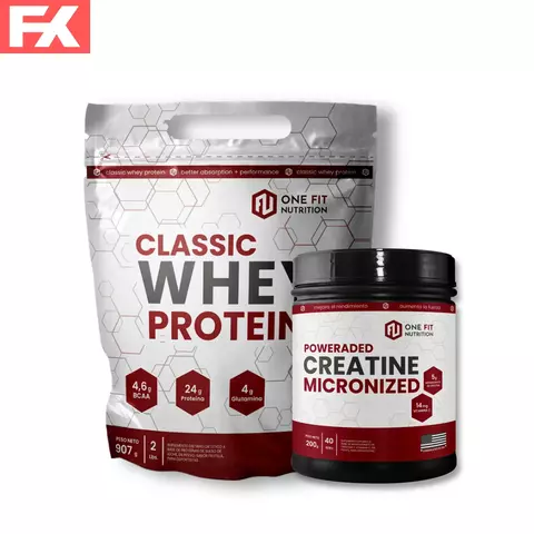 COMBO PROTEINA + CREATINA - ONE FIT
