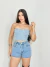 Short jeans, corte a laser na internet
