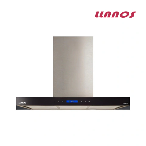 Campana Llanos Isla Premium Touch 90cm Acero 27447 Acero - Cristal
