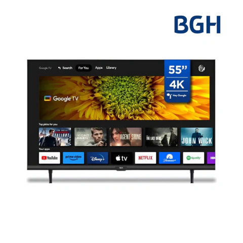 Smart Tv Uhd 4k Bgh 55 Google Tv B5523us6g