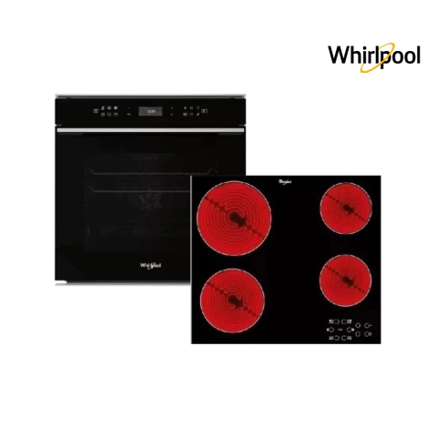 Combo Whirlpool Electrico Horno Woc73ae Anafe Akt8090
