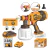 Pistola Para Pintar Ingco 20v 800ml/min + Batería + Cargador Naranja Claro - comprar online