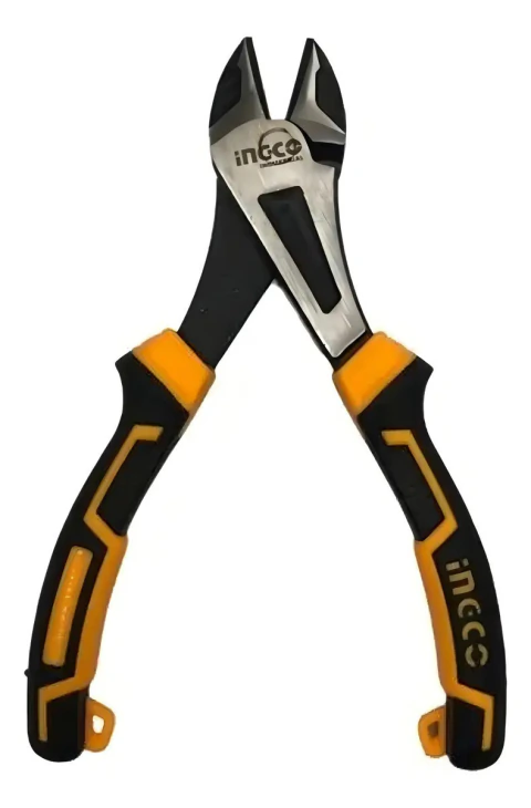 Pinza Alicate Corte Diagonal Ingco 200mm 8 H Y T Color Negro