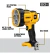 Linterna Led 20v A Bateria Camping 1500 Lumenes Dewalt