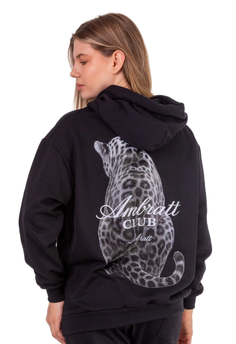 Moletom wild girl preto - comprar online