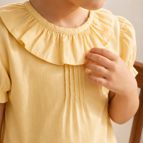 Camisa Maria Clara Amarela