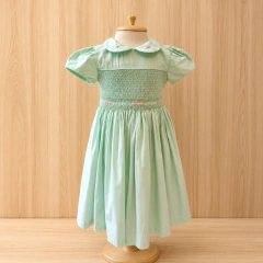 Vestido Smock Verde Menta