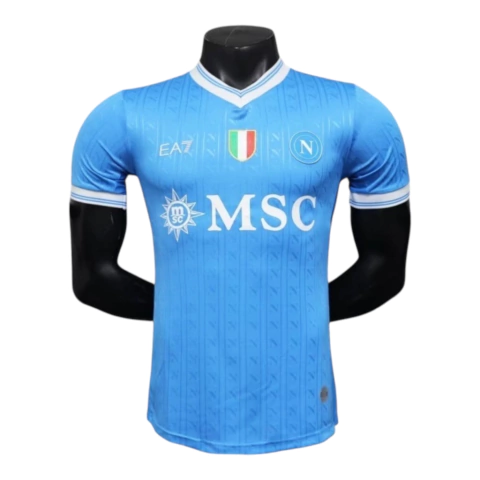 Camisa Napoli I 25/26 - Jogador EA7 Masculina - Azul