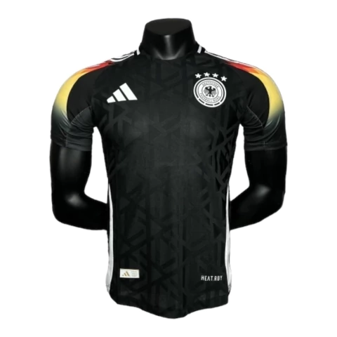 Camisa Seleção da Alemanha Pré-jogo 24/25 - Jogador Adidas Masculina - Preta