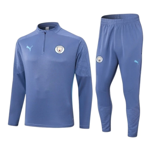 Conjunto Manchester City 24/25 - Masculino Puma - Azul