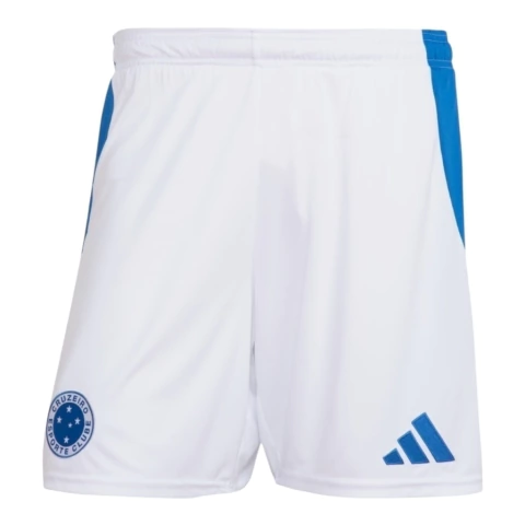 Short Cruzeiro I 25/26 - Masculino Adidas - Branco com detalhes em azul
