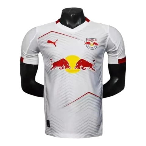 Camisa Red Bull Bragantino I 25/26 - Jogador Puma Masculina - Branca e vermelha
