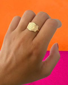 Anel Fivela com iniciais - comprar online