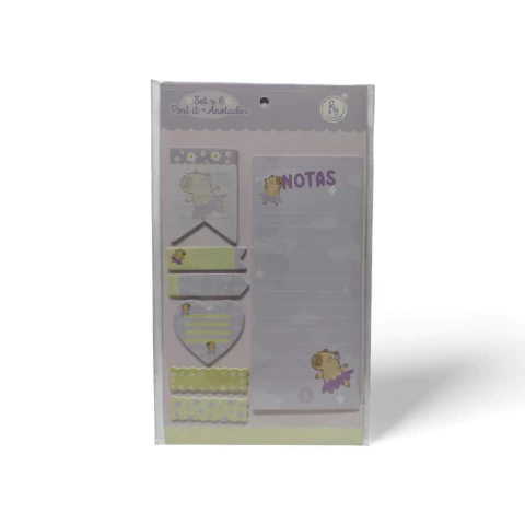 Set x 6 Post it + Anotador - Ry - comprar online