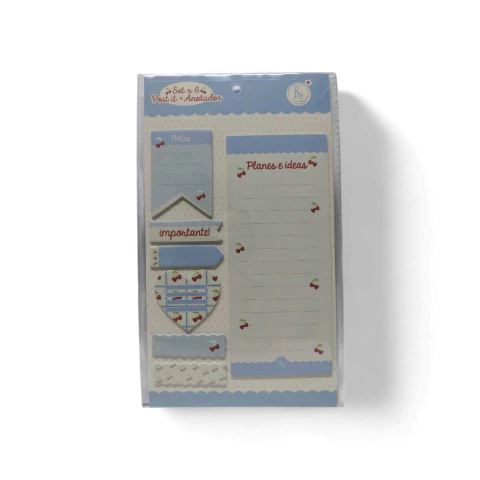 Set x 6 Post it + Anotador - Ry en internet