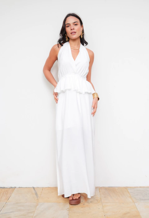 VESTIDO CERRADO BRANCO - comprar online