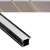 Perfil Embutir P/ 1 Fita Led Iluminação 2 Metros - loja online