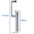 Torneira Cuba Banheiro Monocomando Flexível 30cm Alta Cromo - comprar online