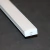 Perfil Sobrepor P/ 1 Fita Led Iluminação Alumínio 200cm Branco - Embralumi