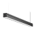 Luminária Linear Preta Sobrepor Pendente C/ Cabo 60W 113cm