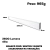 Luminária LED Linear Pendente Sobrepor 45W 120cm 3600 Lumens - loja online