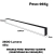 Luminária LED Linear Pendente Sobrepor 45W 120cm 3600 Lumens - comprar online