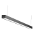 Luminária Preta Sobrepor Pendente C/ Cabo Led 40w 120cm