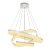 Pendente Lustre Saturn Led 112w 3 Arcos 80cm Dimerizável 5m