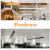 Luminária Linear Pendente Sobrepor C/ Cabo Led 45w 120cm
