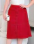 Saia Rebeca Vermelha Cód: 01287 Maria Amore - comprar online