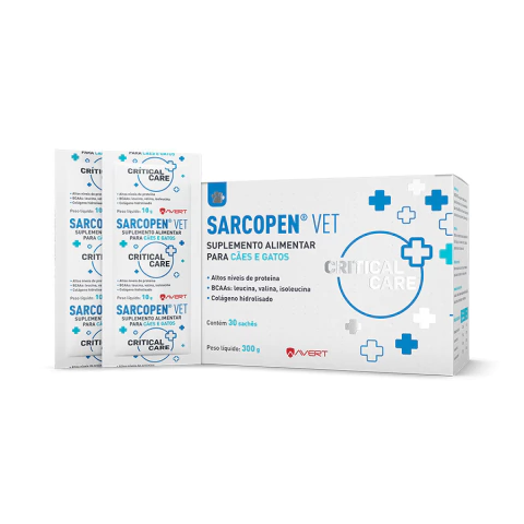 SARCOPEN VET SUPLEMENTO ALIMENTAR PARA CAES E GATOS 10G