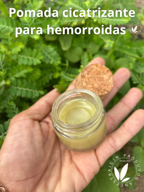 Pomada Cicatrizante Natural para Hemorroidas – 30g